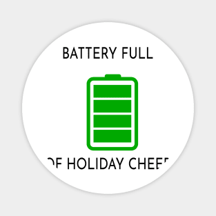 Battery Full of Holiday Cheer Magnet